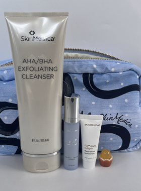 海淘美版SKINMEDICA斯美凯丝缇珂果酸水杨酸AHA/BHA洗面奶去角质