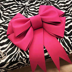 ins网红超大海绵蝴蝶结挂墙面装 饰eva泡沫巨型小红书DIY拍照道具