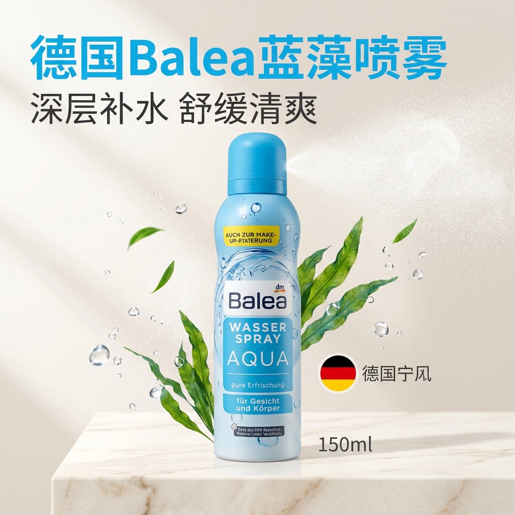 蓝藻爽肤水学生成人补水芭乐雅