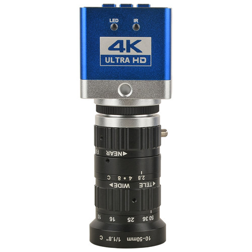 包邮 4K高清显微镜工业相机830万像素HDMI/Type-C输出10-50mm镜头