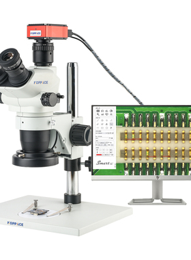 KOPPACE 22X-153X连续变倍电子显微镜 2K高清HDMI测量工业相机