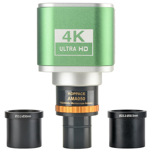 包邮HDMI高清4K显微镜工业相机配23.2mm转30和30.5mm微调电子目镜