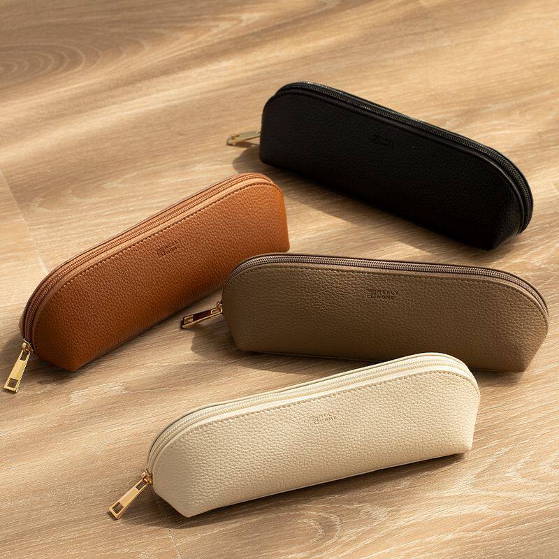 新款高颜值便携式口红唇釉收纳包旅行外出化妆包眉笔化妆笔袋百搭