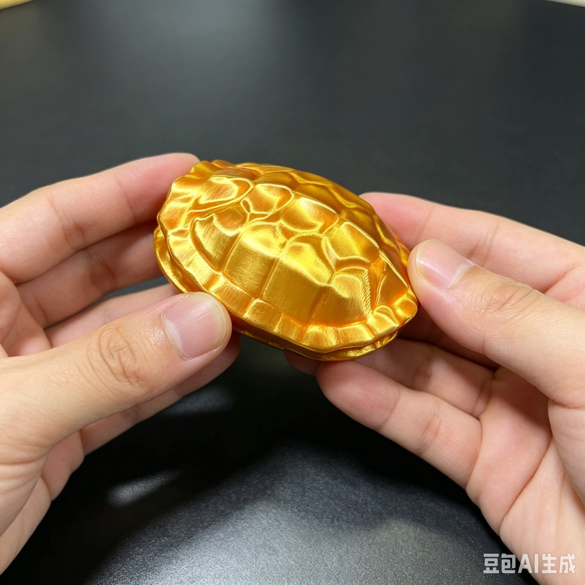 3D打印富甲一方手把件原色纯手工适合把玩和摆件寓意吉祥