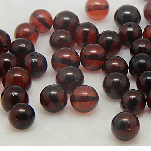 天然波罗的海血珀DIY圆珠散珠配珠真品正品3MM-14MM