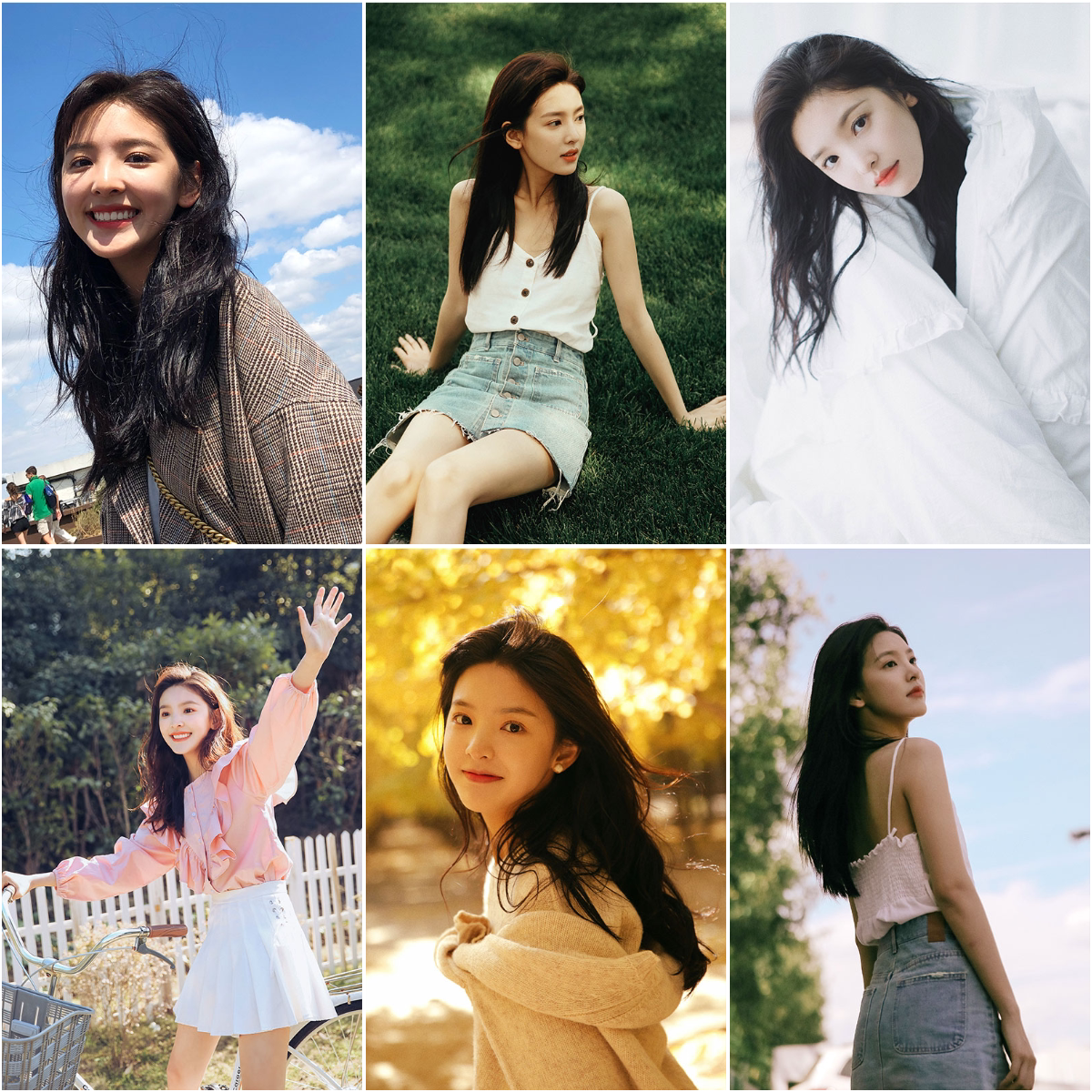 章若楠海报明星美女写真墙贴自粘现代装饰画