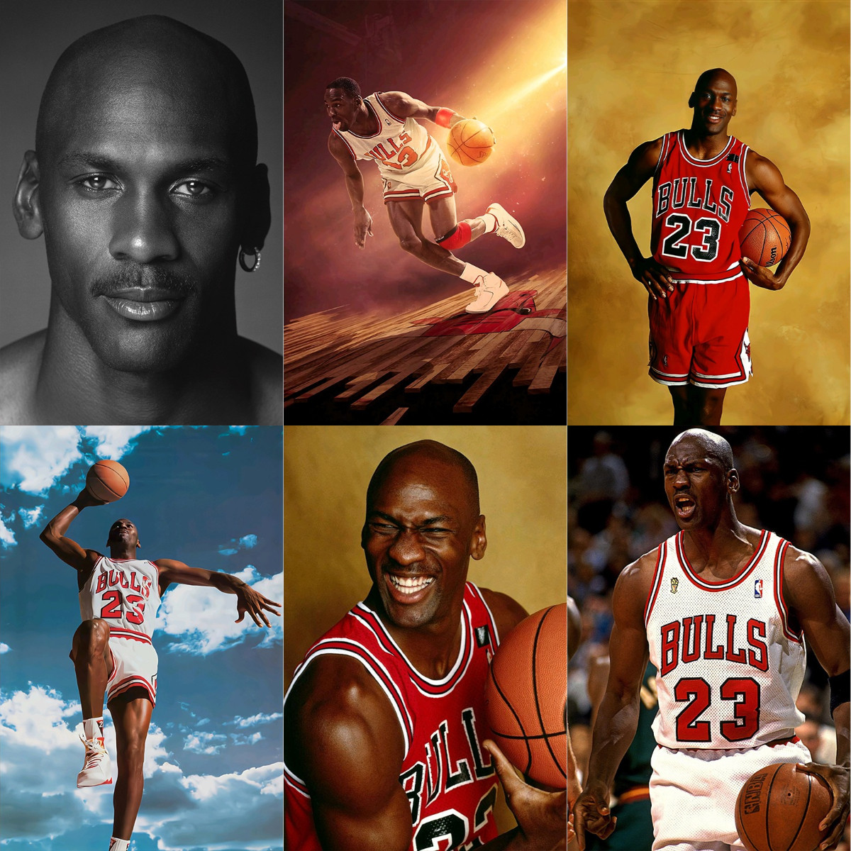 迈克尔乔丹海报墙贴学生宿舍壁纸自粘nba篮球明星飞人卧室装饰画