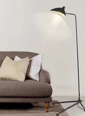 北欧法式复古Serge Mouille张牙舞爪沙发旁落地灯客厅书房卧室灯