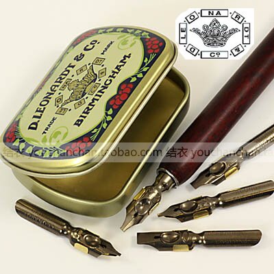 英国意大利哥特体round蘸水笔