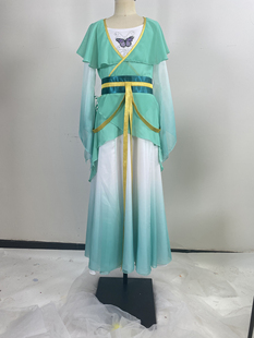 古典舞蹈服女飘逸纱衣新款 夏 汉服练功服中国舞蹈服剧目表演出服装