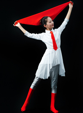 成人儿童现当代学生装舞台表演服装桃李行舞蹈服装演出服定制