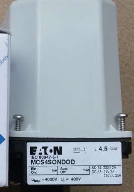 EATON伊顿MCS4SONDOD压力开关穆勒MOELLER全新原装进口