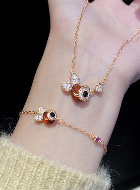 锦鲤小金鱼~天然红玉髓套装礼物