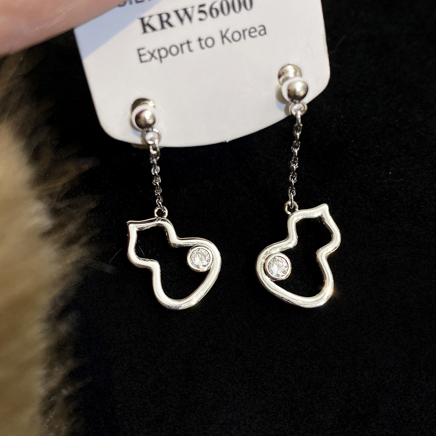 镶钻镂空葫芦流苏耳环新中式国风钻石长款耳线925银针轻奢高级感,饰品/流行首饰/时尚饰品新,耳环,淘宝优惠券,粉丝福利购,淘宝优惠卷