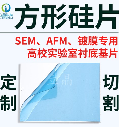 方形硅片无衍射峰SEM镀膜