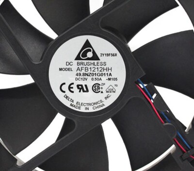 台达12025 12V 0.5A机箱12CM 服务器 工控机 风扇AFB1212HH