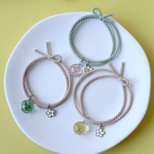 2026时尚 不伤发长干花小皮筋彩色扎头发圈弹性好小揪揪 春夏新款