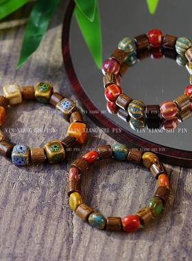 2026时尚国风潮创意陶瓷窑变手链女民族风文艺新中式男士时尚手串