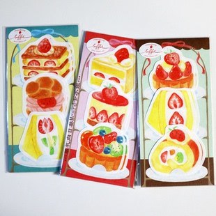 日本制古川纸工樱花草莓郁金香信封一筆笺迷你可爱学生异形便签纸