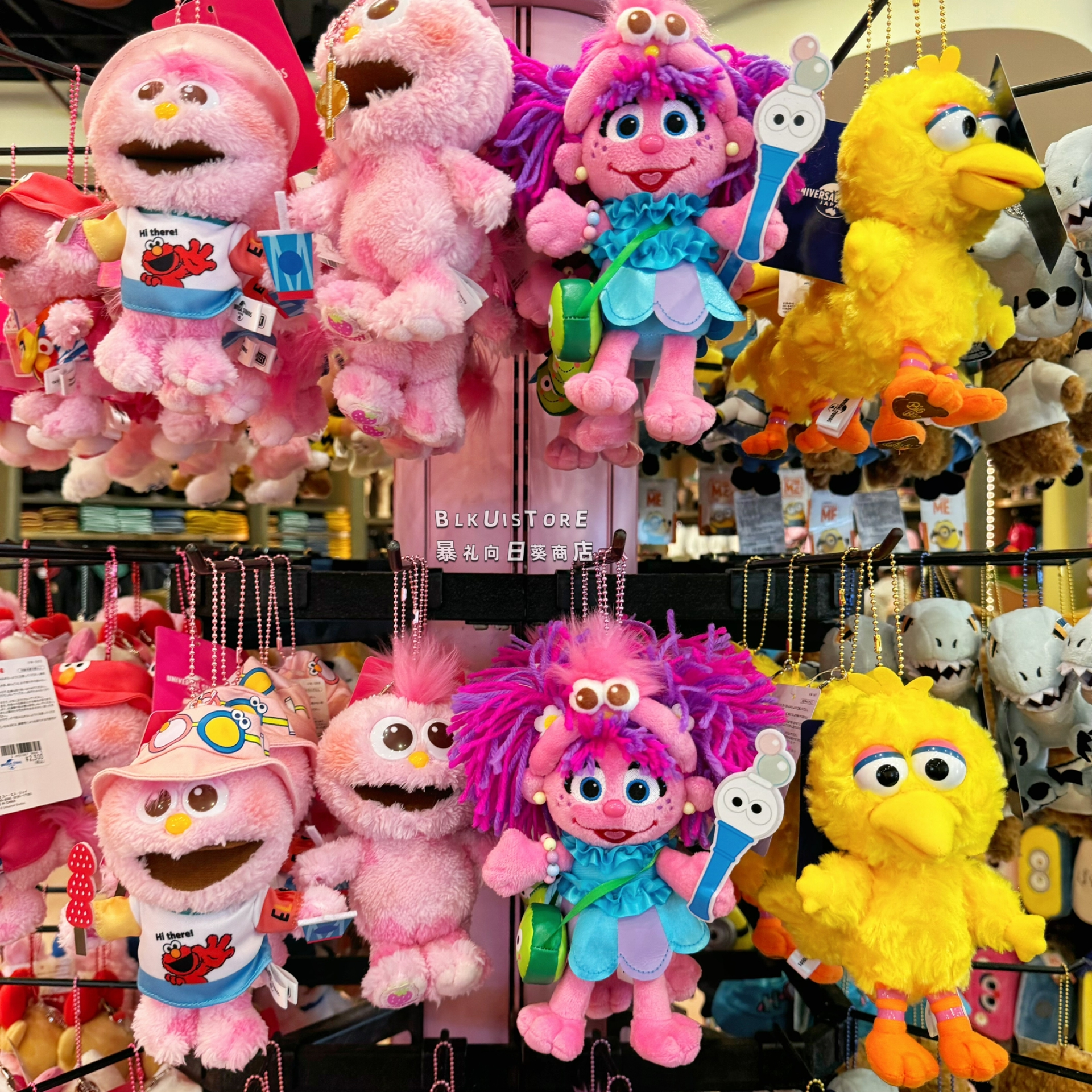 现货日本USJ大阪环球芝麻街Moppy Abby小女孩挂件可爱礼物