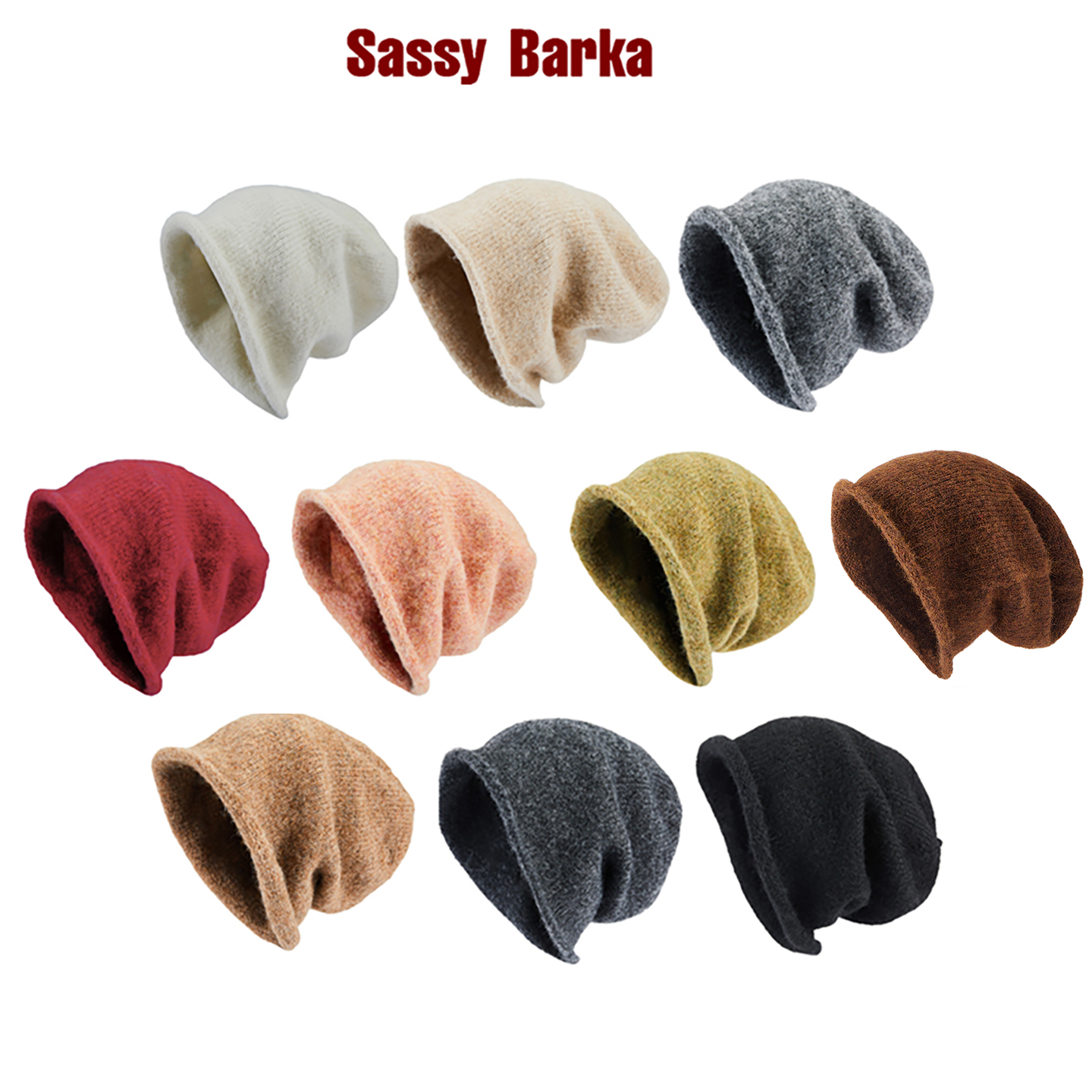 针织帽子入门级蓬松基础百搭秋冬