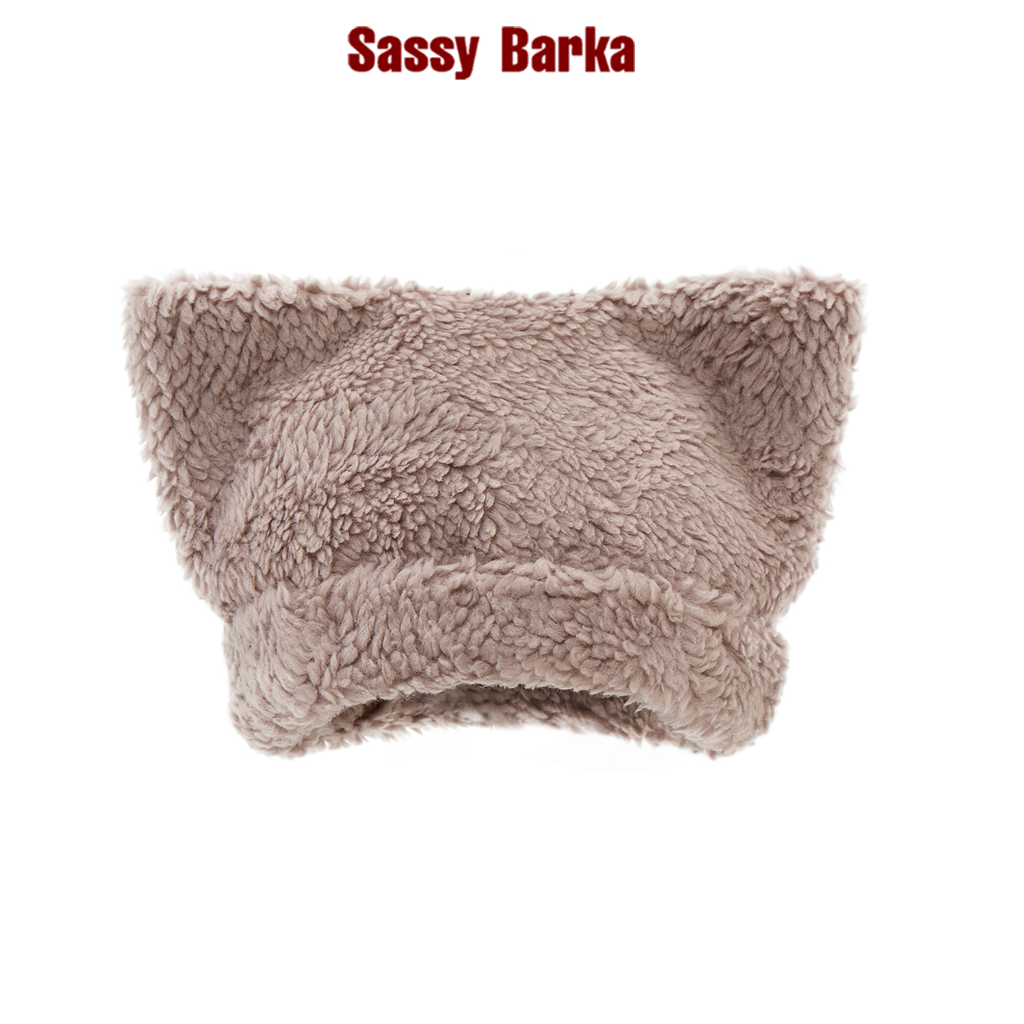 SassyBarka加厚长毛绒猫耳秋冬保暖防寒设计师款帽子男女限量