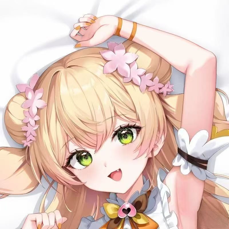 hololive桃铃音音动漫等身抱枕套二次元宅男周边靠枕套定制抱枕