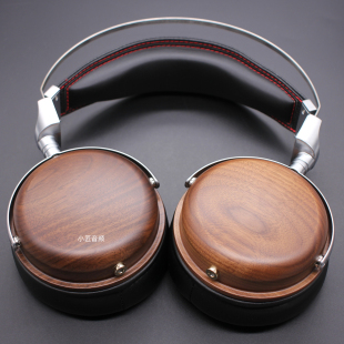 耳机壳 开放式 50MM53MM木头戴耳机壳重低音 发烧HIFI 胡桃木头戴式