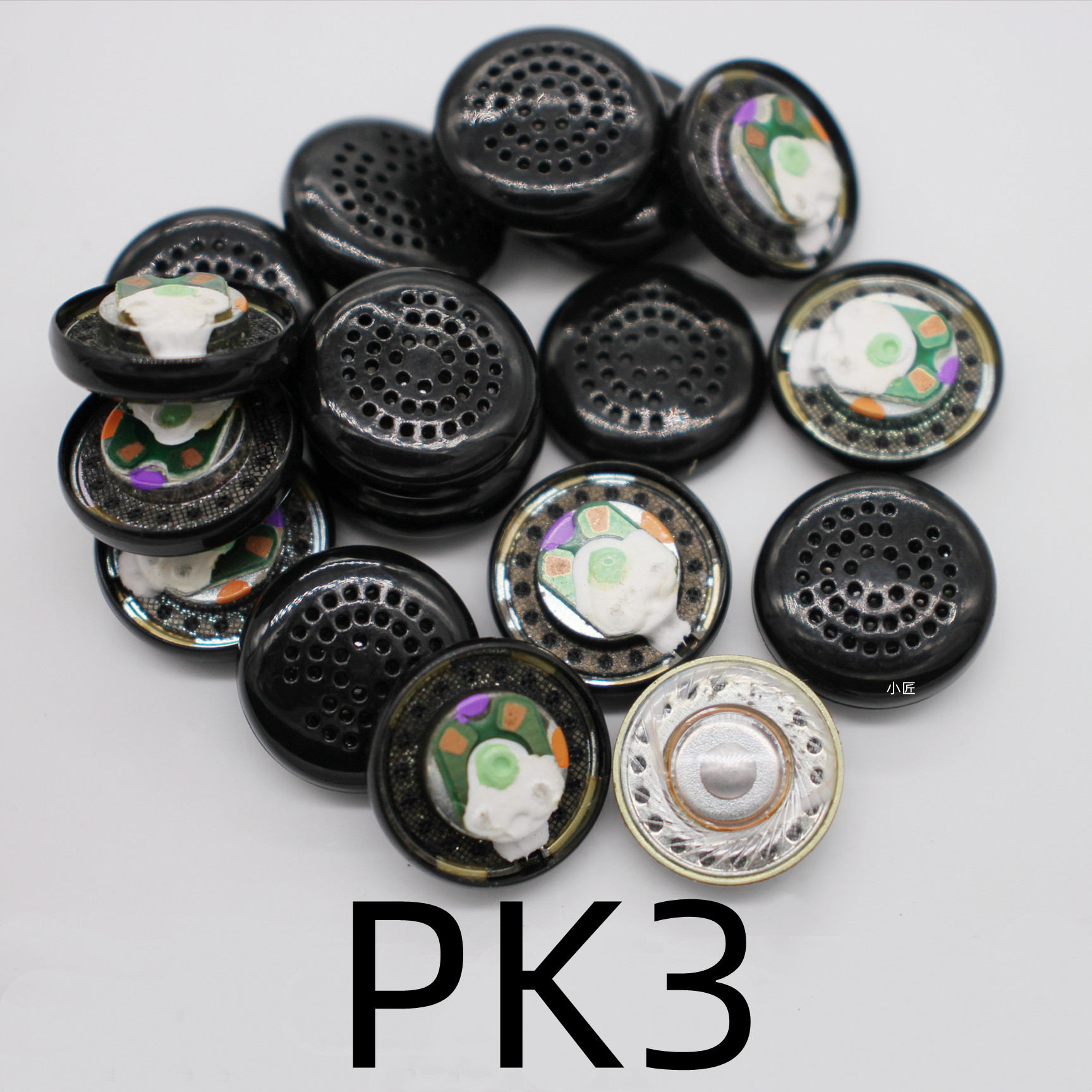 原装DIY耳机单元音宇32欧 pk3 14.8mm非红膜 pk1 pk2人声解析喇叭