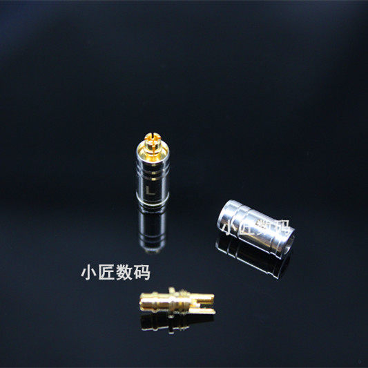 mmcx插针 整体铍铜金属耳机升级插针 se535se846螺纹 diy耳机配件