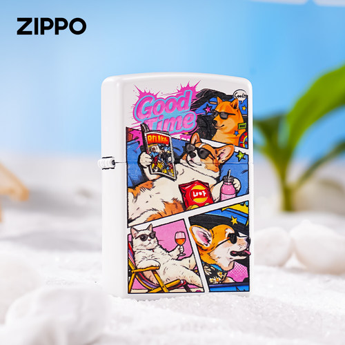 Zippo之宝悠然假日小狗打火机