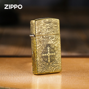 zippo打火机官方正品窄机蚊版康斯坦丁煤油防风七夕送男生日礼物