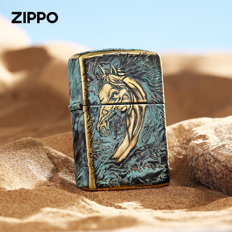 Zippo一马当先马年打火机正品