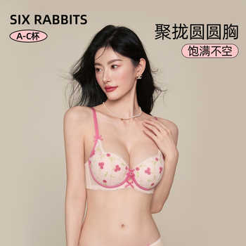六只兔子蕾丝兔耳杯显瘦内衣