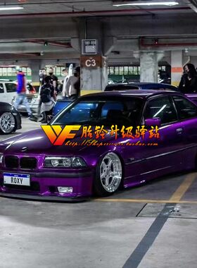 适用E46改装17寸轮毂Z4/E36/E38/E39复古马E30宽边E34前后3迈瑞宝