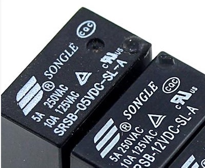 SRSB- 05 12 24VDC-SL-A 5V 12V 24V 5A 4脚 原装松乐继电器