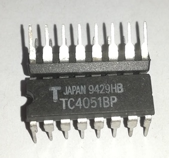 全新进口原装 TC4051BP TC4051 DIP-16 直插 模拟开关芯片IC