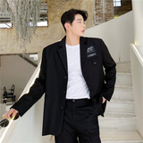21年秋季新款三色港风ins潮流个性休闲宽松韩版西服TF67-P125，男装西服，星座1304（原C205）