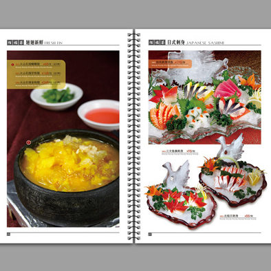 菜谱定制 菜谱制作 菜谱印刷 精装菜谱 酒水单 菜单印刷 菜单定做