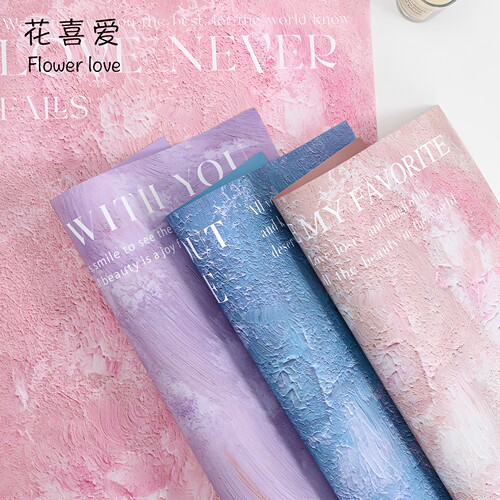 花喜爱艺术范包装纸加厚油画纸