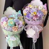 花喜爱新款 纸 节日浪漫飞蝶波浪边定型片手工diy包花神器花艺包装