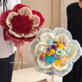 防水手揉纸易塑形包花纸高质感蝉翼膜手工diy花艺资材 花喜爱