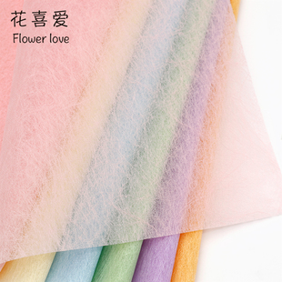 花喜爱网红包花纸韩国二代棉纸花束内衬纸打底无纺布防水纸花店用