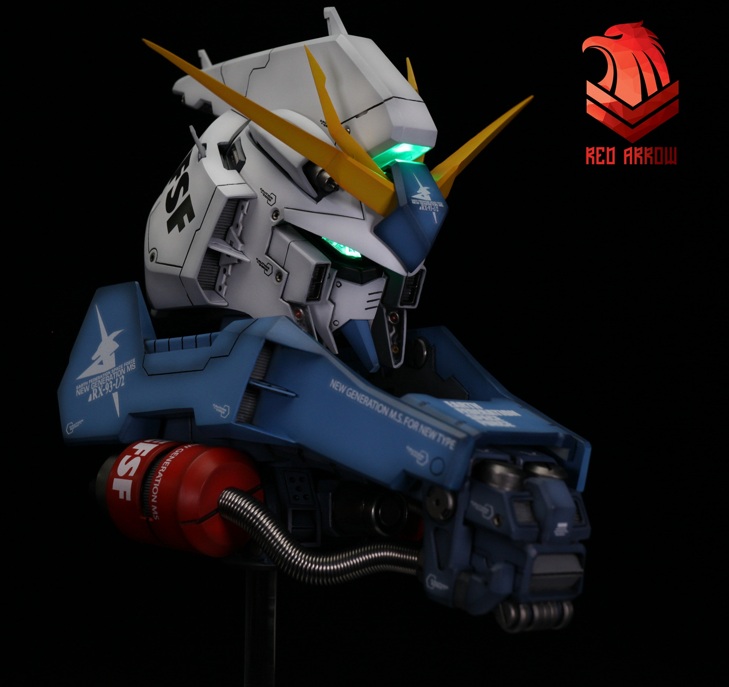 1/35  高达海牛头像  rx-93-v2  树脂白膜现货