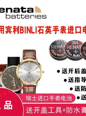 适用BINLI宾利男女表电池8038L/G 8049L/G 8058G瑞士进口手表电池