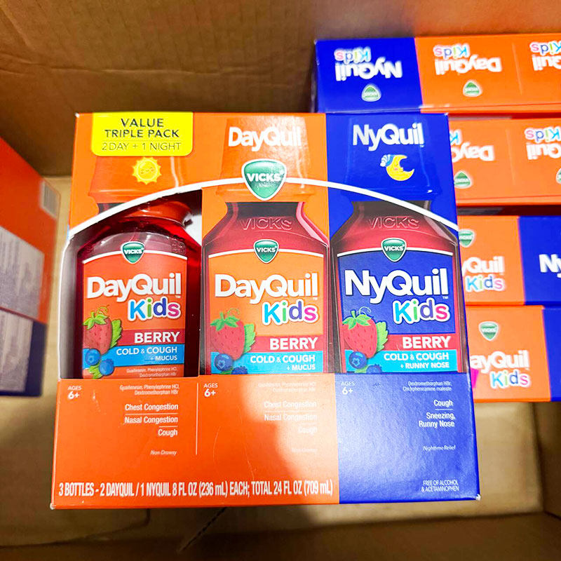Vicks美国VIcks/息可舒 DayQuil NyQuil感冒缓解 儿童款