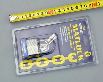 英国MATLOCK 叠层钢片挂锁 铜锁环 MTL-950-5525K 克伦威尔锁具