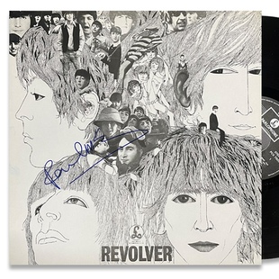 保罗麦卡特尼 亲笔签名 披头士Revolver黑胶LP 含SA证书 珍贵收藏