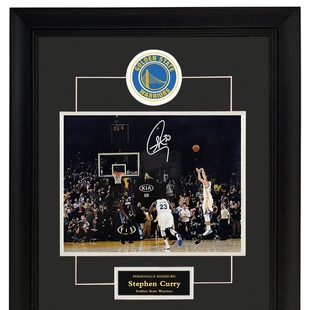带证书 裱框 珍藏 斯蒂芬库里 Curry库里亲笔签名照片