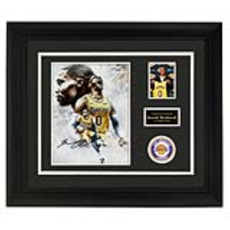 威少亲笔签名照片 湖人队威斯布鲁克 带证书 装裱 收藏 礼物